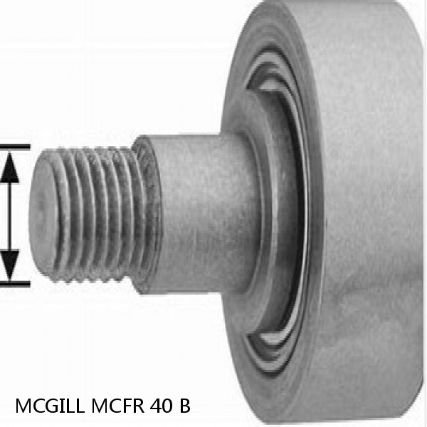 MCFR 40 B MCGILL Bearings Cam Follower Stud-Mount Cam Followers V-Groove Cam Followers