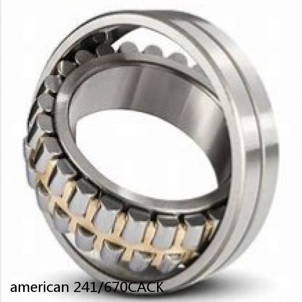 american 241/670CACK SPHERICAL ROLLER BEARING #1 small image