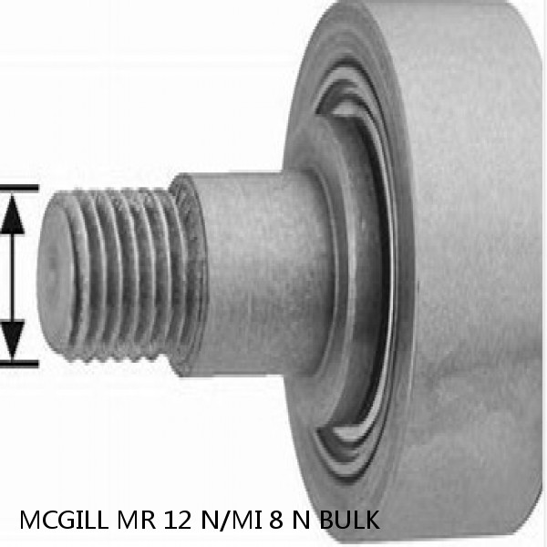 MR 12 N/MI 8 N BULK MCGILL Bearings Cam Follower Stud-Mount Cam Followers V-Groove Cam Followers #1 image