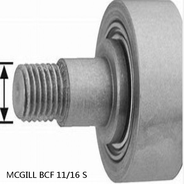 BCF 11/16 S MCGILL Bearings Cam Follower Stud-Mount Cam Followers V-Groove Cam Followers #1 image